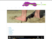 Tablet Screenshot of loveyourfeetnow.com